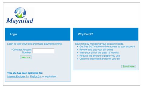 maynilad online bill|maynilad log in.